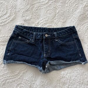 Low rise denim shorts John Galt